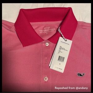 Three Vineyard vines polo
